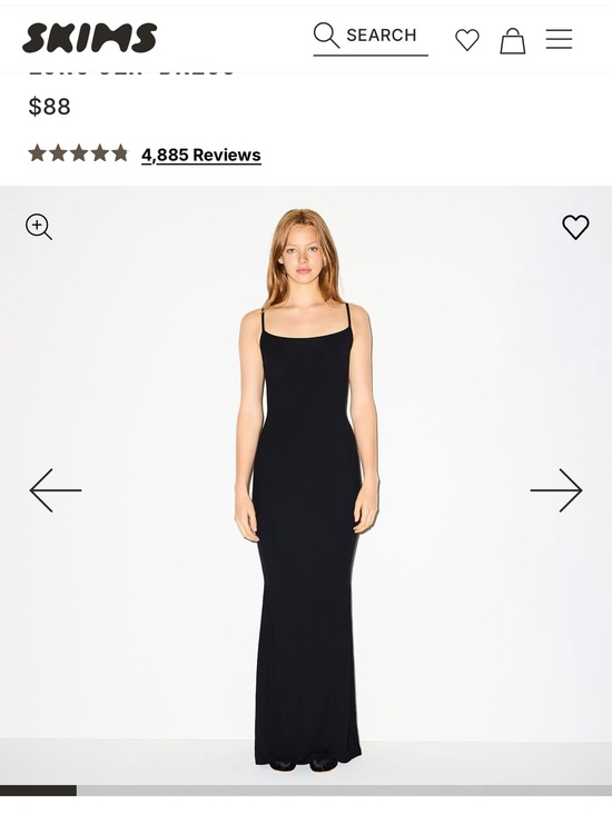 SKIMS Dresses & Skirts - SKIMS Black Slip Dress